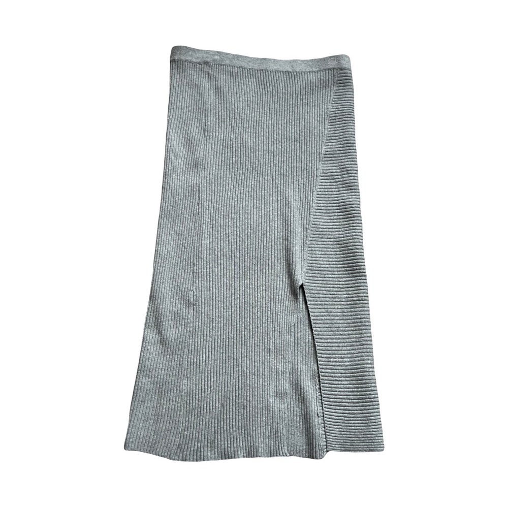 Cheap Monday NWT grey ribbed midi skirt